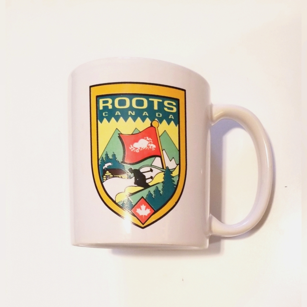 Roots Canada White Mug